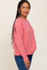 Pink Chunky Knit Sweater