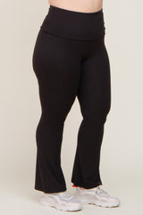 Black Flare Leg Plus Lounge Pants