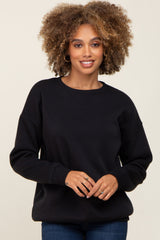 Black Basic Sweatshirt