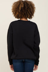 Black Basic Sweatshirt