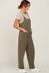 Olive Front Pocket Jumpsuit