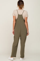 Olive Front Pocket Jumpsuit