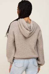 Beige Hooded Sweater