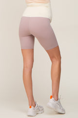 Lavender Maternity Active Shorts