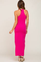 Fuchsia Racerback Maxi Dress