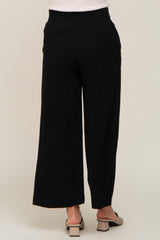 Black Wide Leg Maternity Pants