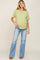 Blue Distressed Exposed Knee Maternity Flare Jeans