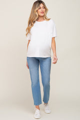 Ivory Basic Maternity T-Shirt