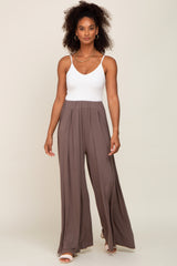 Brown Flowy Pants