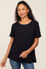 Black Basic Tee