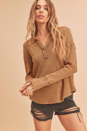 Mocha Thermal Top