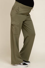 Olive Pocketed Maternity Lounge Pants