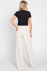 Cream Pocketed Lounge Pants