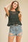 Black Crochet Top