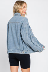 Light Blue Oversized Denim Jacket