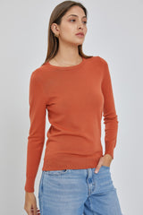 Camel Knit Long Sleeve Maternity Top