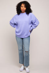 Lavender Mock Neck Sweater