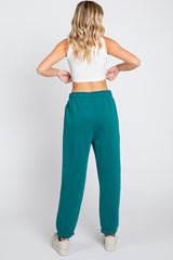 Teal Basic Fleece Sweatpants