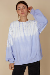 Lavender Tie Dye Long Sleeve Top