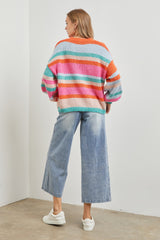 Multi-Color Striped Sweater