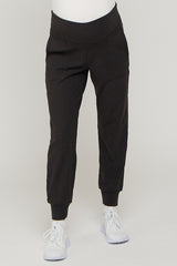 Charcoal Soft Knit Maternity Joggers