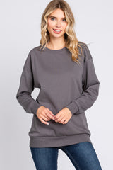 Charcoal Pullover Sweatshirt
