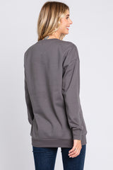 Charcoal Pullover Sweatshirt