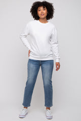 Ivory Pullover Sweatshirt