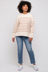 Ivory Striped Sweater