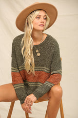 Olive Knitted Sweater