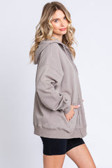 Taupe Hooded Jacket