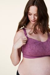 Bravado Berry Jacquard Intrigue Balconette Maternity & Nursing Bra