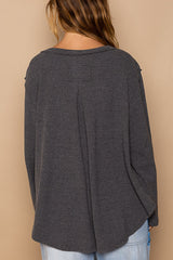 Charcoal Pocket Top