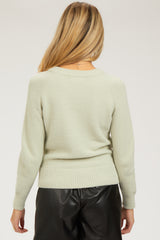 Sage Soft Knit Long Sleeve Maternity Top