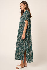 Hunter Green Two-Way Maxi Dress