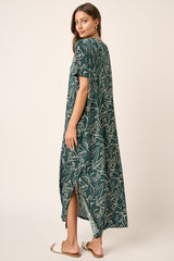 Hunter Green Two-Way Maxi Dress