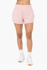 Pink Fleece Shorts