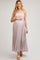 Cream Floral Sleeveless Pocketed Maternity Maxi Dress