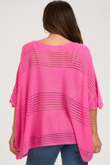 Fuchsia Knit Maternity Top